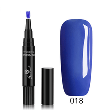 Load image into Gallery viewer, 3 In 1 Gel Nail Varnish Pen Glitter One Step Nail Art Gel - The World's Shop