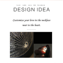 Load image into Gallery viewer, Customize Eye of Angel 100 Language to Say "I Love You" Necklace - The World's Shop