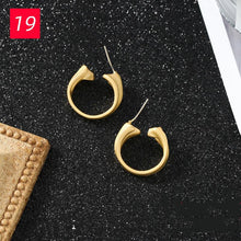 Load image into Gallery viewer, Premium Matte Metal Earrings - The World's Shop