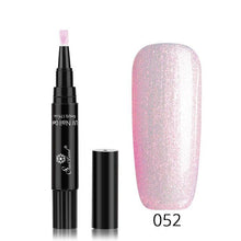 Load image into Gallery viewer, 3 In 1 Gel Nail Varnish Pen Glitter One Step Nail Art Gel - The World's Shop