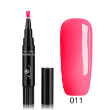 Load image into Gallery viewer, 3 In 1 Gel Nail Varnish Pen Glitter One Step Nail Art Gel - The World's Shop