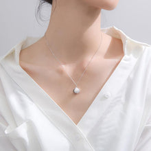 Load image into Gallery viewer, Cute Zircon Shell Pendant Chain Pearl Jewelry - The World's Shop
