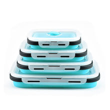 Load image into Gallery viewer, New Home Folded Telescopic Silicone Lunch Box Set - The World's Shop