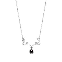 Load image into Gallery viewer, Customize Eye of Angel 100 Language to Say "I Love You" Necklace - The World's Shop