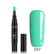 Load image into Gallery viewer, 3 In 1 Gel Nail Varnish Pen Glitter One Step Nail Art Gel - The World's Shop