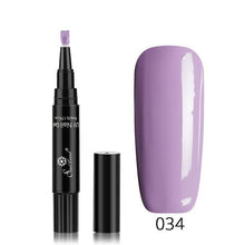 Load image into Gallery viewer, 3 In 1 Gel Nail Varnish Pen Glitter One Step Nail Art Gel - The World's Shop