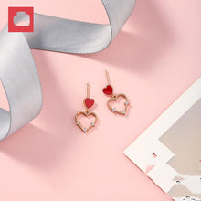 Load image into Gallery viewer, Love red Earrings - The World's Shop