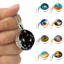 Load image into Gallery viewer, Galaxy Starry Sky Gemstone Necklace - The World's Shop