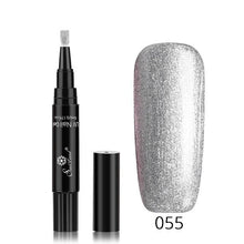 Load image into Gallery viewer, 3 In 1 Gel Nail Varnish Pen Glitter One Step Nail Art Gel - The World's Shop