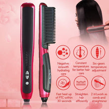 Load image into Gallery viewer, Electronic Hair Straightener Portable For Wet And Dry Straightening - The World's Shop