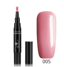 Load image into Gallery viewer, 3 In 1 Gel Nail Varnish Pen Glitter One Step Nail Art Gel - The World's Shop