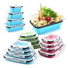 Load image into Gallery viewer, New Home Folded Telescopic Silicone Lunch Box Set - The World's Shop