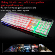 Load image into Gallery viewer, Colorful Crack LED Illuminated Backlit USB Wired PC Keyboard - The World's Shop