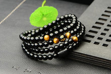 Load image into Gallery viewer, Black 108 Beads Tiger Eye Stone Bracelet - The World's Shop