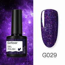 Load image into Gallery viewer, Gelfavor 8ml Gel Nail Polish Glitter For Manicure set - The World's Shop