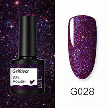 Load image into Gallery viewer, Gelfavor 8ml Gel Nail Polish Glitter For Manicure set - The World's Shop