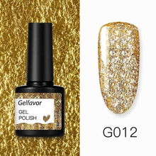 Load image into Gallery viewer, Gelfavor 8ml Gel Nail Polish Glitter For Manicure set - The World's Shop