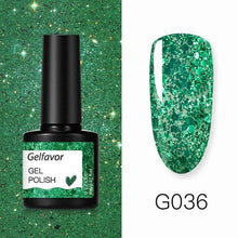 Load image into Gallery viewer, Gelfavor 8ml Gel Nail Polish Glitter For Manicure set - The World's Shop