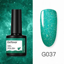 Load image into Gallery viewer, Gelfavor 8ml Gel Nail Polish Glitter For Manicure set - The World's Shop