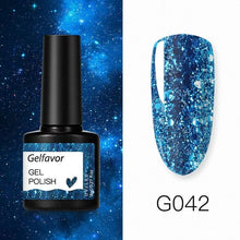 Load image into Gallery viewer, Gelfavor 8ml Gel Nail Polish Glitter For Manicure set - The World's Shop