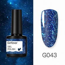 Load image into Gallery viewer, Gelfavor 8ml Gel Nail Polish Glitter For Manicure set - The World's Shop