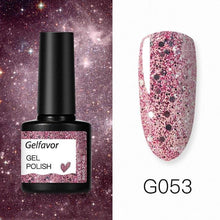 Load image into Gallery viewer, Gelfavor 8ml Gel Nail Polish Glitter For Manicure set - The World's Shop
