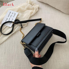 Load image into Gallery viewer, PU Leather Crossbody Chain Bag - The World's Shop