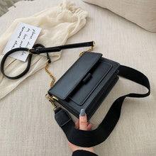 Load image into Gallery viewer, PU Leather Crossbody Chain Bag - The World's Shop