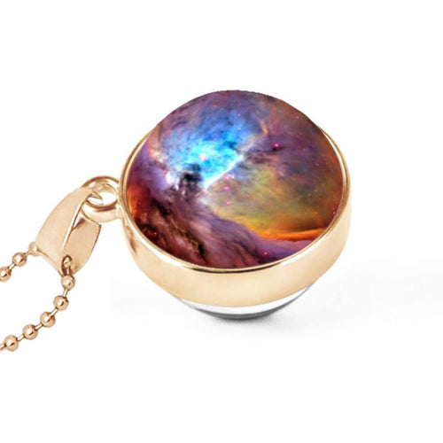 Galaxy Starry Sky Gemstone Necklace - The World's Shop