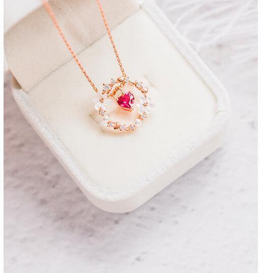 Custom-made 925 Silver-Plated Short Necklace - The World's Shop