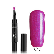 Load image into Gallery viewer, 3 In 1 Gel Nail Varnish Pen Glitter One Step Nail Art Gel - The World&#39;s Shop
