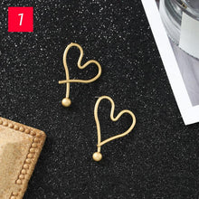 Load image into Gallery viewer, Premium Matte Metal Earrings - The World&#39;s Shop
