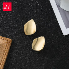 Load image into Gallery viewer, Premium Matte Metal Earrings - The World&#39;s Shop
