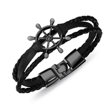 Load image into Gallery viewer, Alloy Leather Charm Bracelets - The World&#39;s Shop
