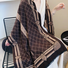 Load image into Gallery viewer, Double Face Warm Scarf - The World&#39;s Shop
