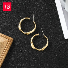 Load image into Gallery viewer, Premium Matte Metal Earrings - The World&#39;s Shop
