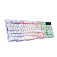 Load image into Gallery viewer, Colorful Crack LED Illuminated Backlit USB Wired PC Keyboard - The World&#39;s Shop
