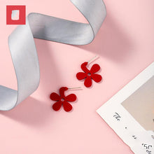 Load image into Gallery viewer, Love red Earrings - The World&#39;s Shop

