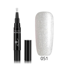 Load image into Gallery viewer, 3 In 1 Gel Nail Varnish Pen Glitter One Step Nail Art Gel - The World&#39;s Shop
