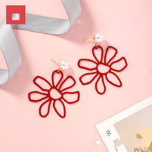 Load image into Gallery viewer, Love red Earrings - The World&#39;s Shop
