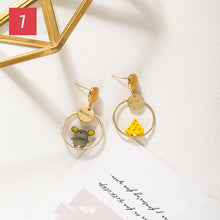 Load image into Gallery viewer, Earrings Warm Caramel Earrings - The World&#39;s Shop
