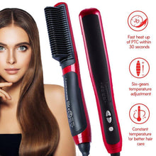 Load image into Gallery viewer, Electronic Hair Straightener Portable For Wet And Dry Straightening - The World&#39;s Shop
