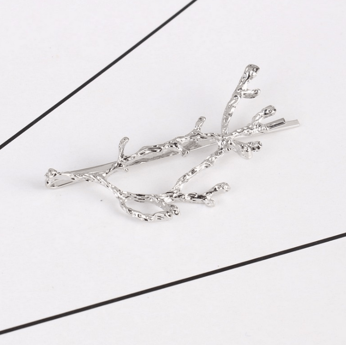 Korea Fairy Antlers Branch Metal Edge Hair Clip - The World's Shop