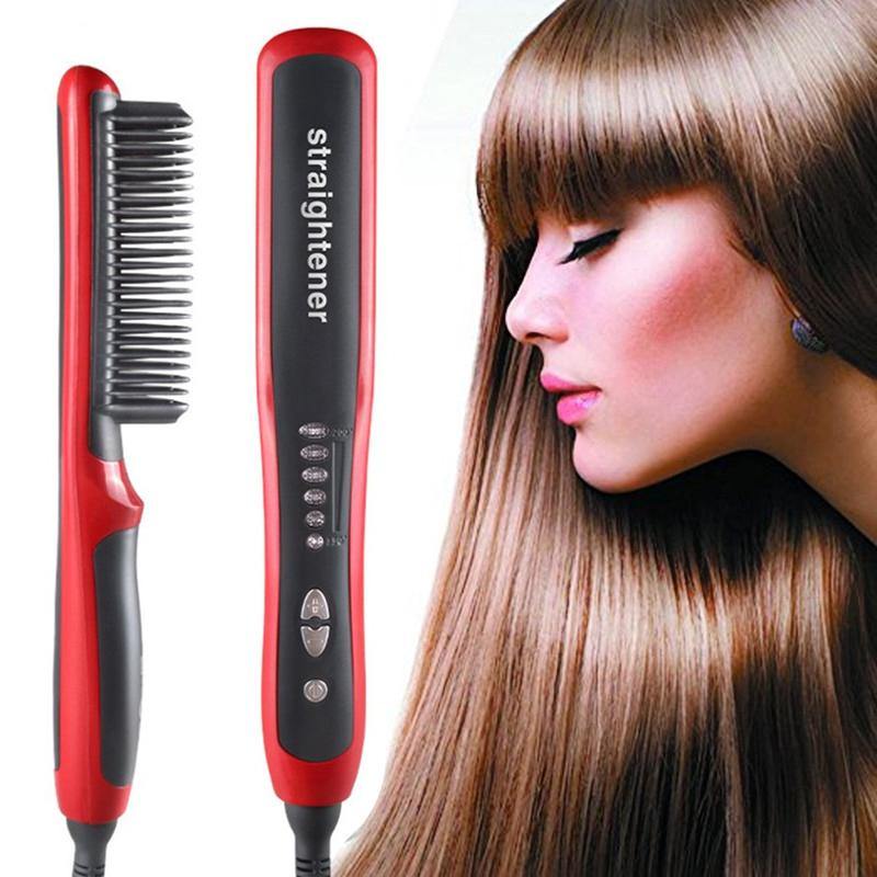 Electronic Hair Straightener Portable For Wet And Dry Straightening - The World's Shop