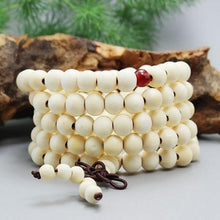 Load image into Gallery viewer, 108 Beads Sandalwood Bracelet For Women Men - The World&#39;s Shop
