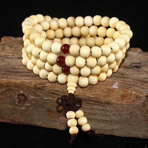108 Beads Sandalwood Bracelet For Women Men - The World's Shop