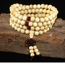 Load image into Gallery viewer, 108 Beads Sandalwood Bracelet For Women Men - The World&#39;s Shop
