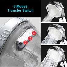 Load image into Gallery viewer, 3-Function SPA shower head with switch on/off button - The World&#39;s Shop
