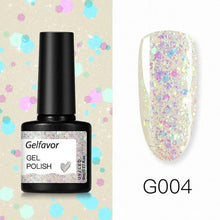Load image into Gallery viewer, Gelfavor 8ml Gel Nail Polish Glitter For Manicure set - The World&#39;s Shop
