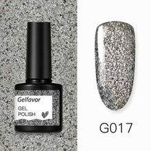 Load image into Gallery viewer, Gelfavor 8ml Gel Nail Polish Glitter For Manicure set - The World&#39;s Shop
